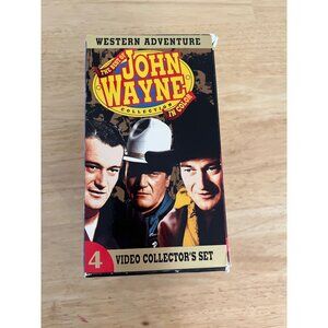 The Best Of John Wayne Collection In Color Western Adventure VHS Collector's Set